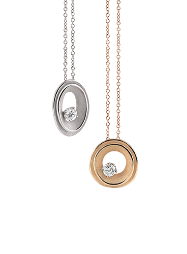 Women's pendants in gold with diamonds - Annamaria Cammilli