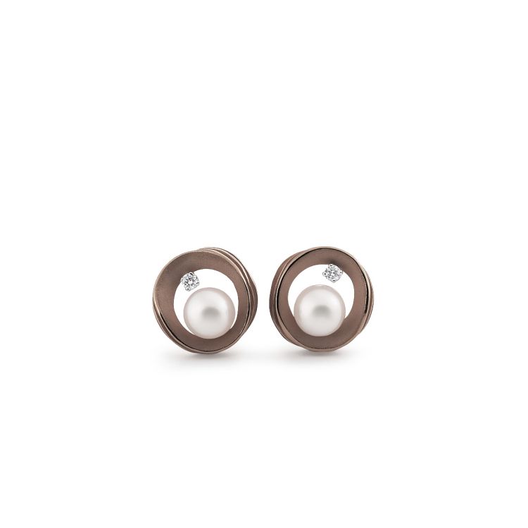 Earrings Infinity White