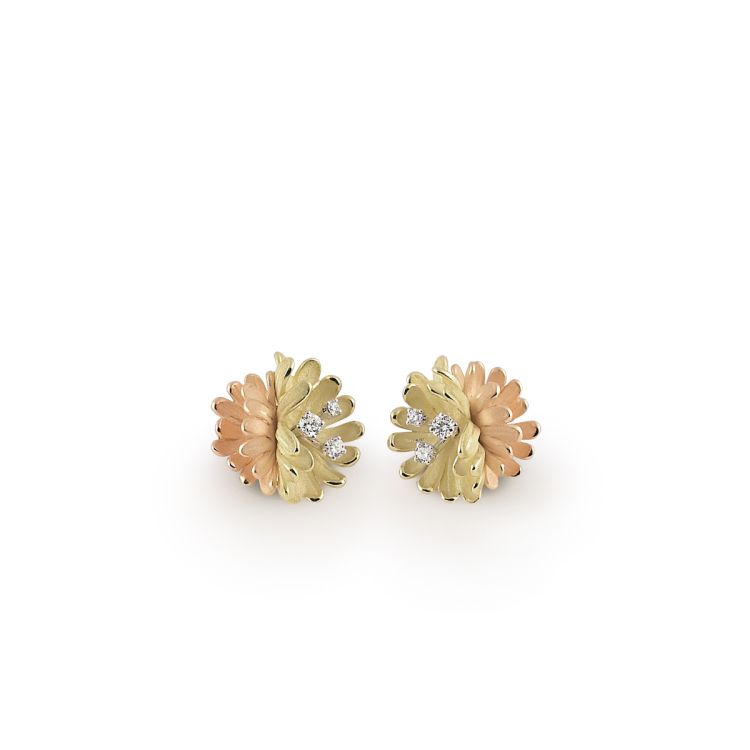 Earrings Begonia